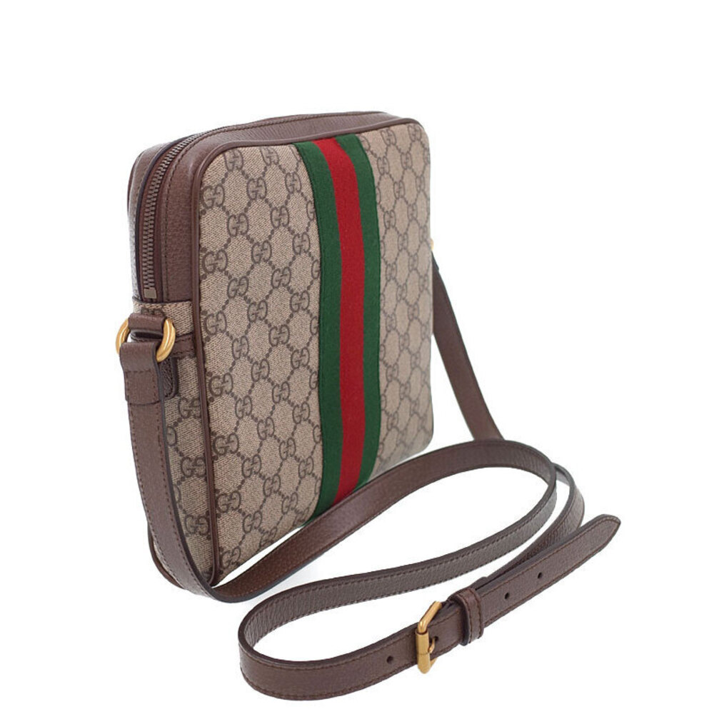 Gucci Shoulder Brown Messenger Bag GG Crossbody Ophidia